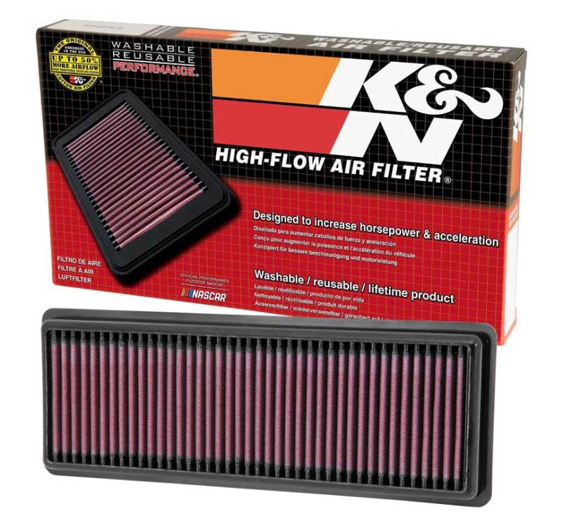 K&N 12 Fiat 500 Abarth 1.4L Replacement Air Filter thumbnail 7