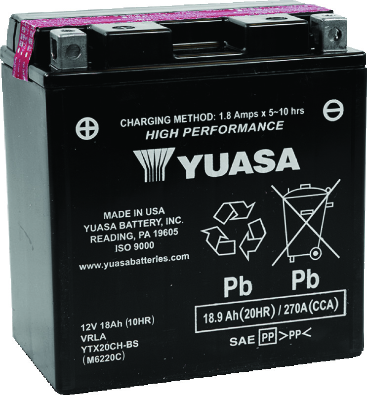 YSA Maintenance Free Battery