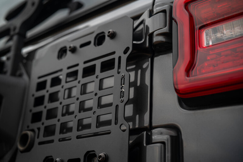 DV8 Offroad 2018-2025 Jeep Wrangler JL Tailgate Reinforcement Molle Panel thumbnail 2