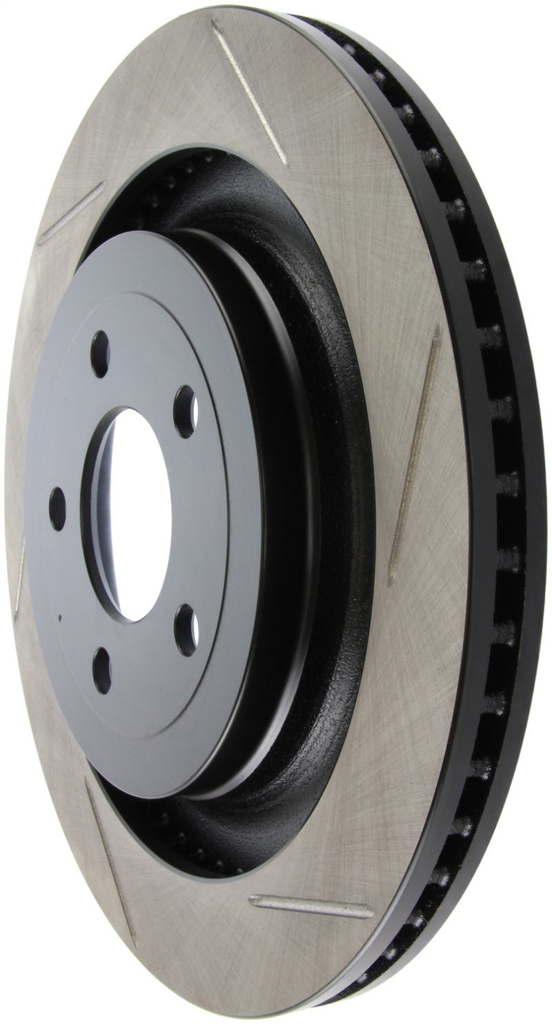 StopTech 2015 Ford Mustang GT w/ Brembo Brakes Left Rear Slotted Brake Rotor thumbnail 5