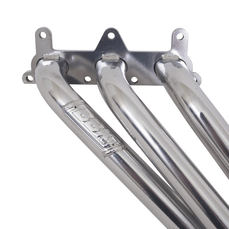 BBK 10-11 Camaro V6 Long Tube Exhaust Headers With Converters - 1-5/8 Silver Ceramic thumbnail 7