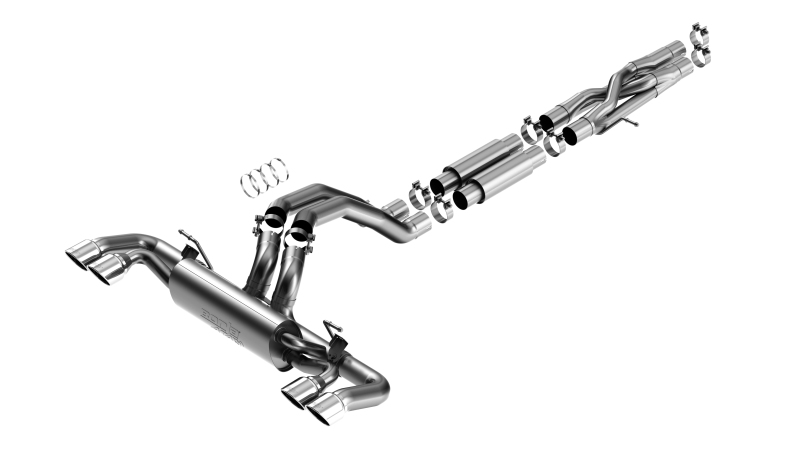 Borla 21-22 Jeep Wrangler Rubicon 392 6.4L V8 AT 4WD 4DR ATAK Cat-Back Exhaust (Stainless) thumbnail 2
