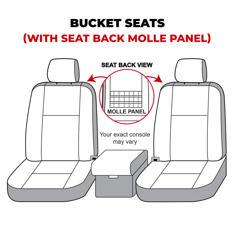 Covercraft 21-24 Ford Bronco Carhartt SeatSaver Custom Front Row Seat Covers - Gravel