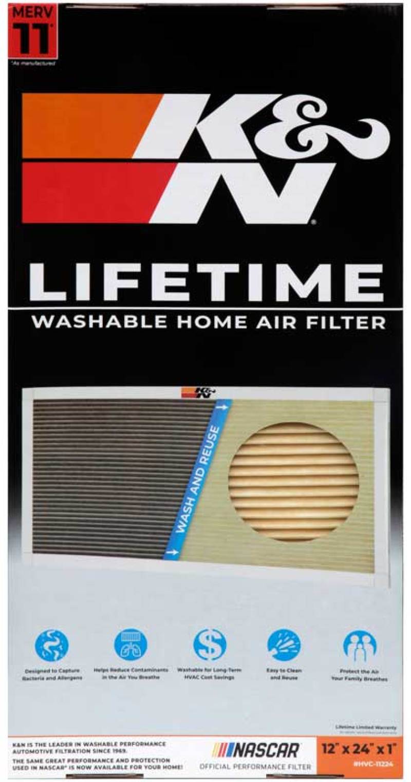 K&N HVAC Filter - 12 x 24 x 1 thumbnail 6