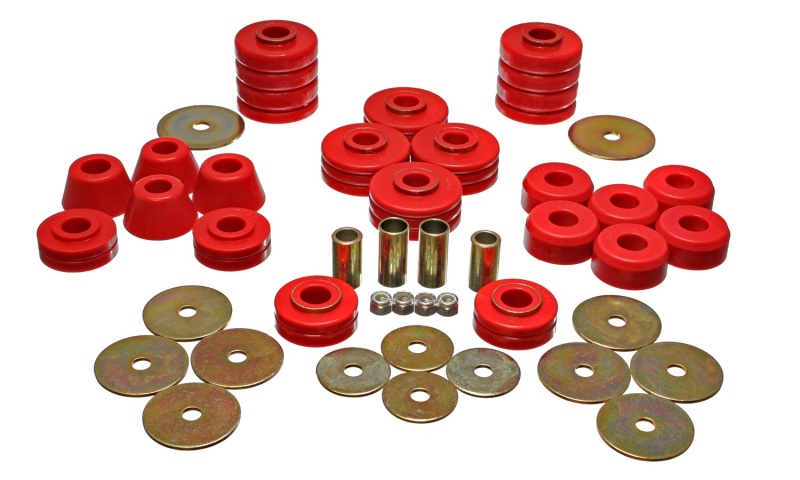 Energy Suspension 73-95 K5 Blazer Red Body(cab) Mount Set thumbnail 3