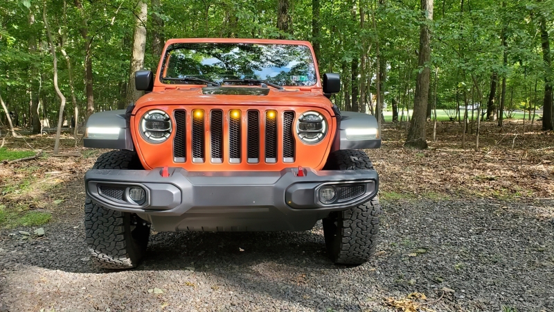 Oracle Pre-Runner Style LED Grille Kit for Jeep Wrangler JL - Amber thumbnail 9