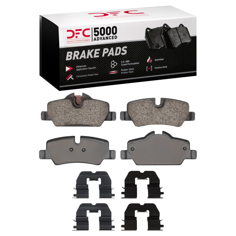 DFC 5000 Advanced Pads - Low-Metallic and Hardware Kit