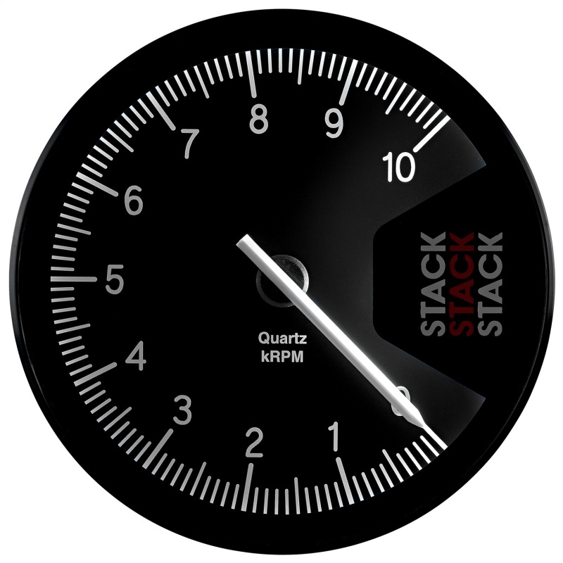 Autometer Stack Professional Action Replay 125mm 0-10K RPM Tachometer - Black thumbnail 2