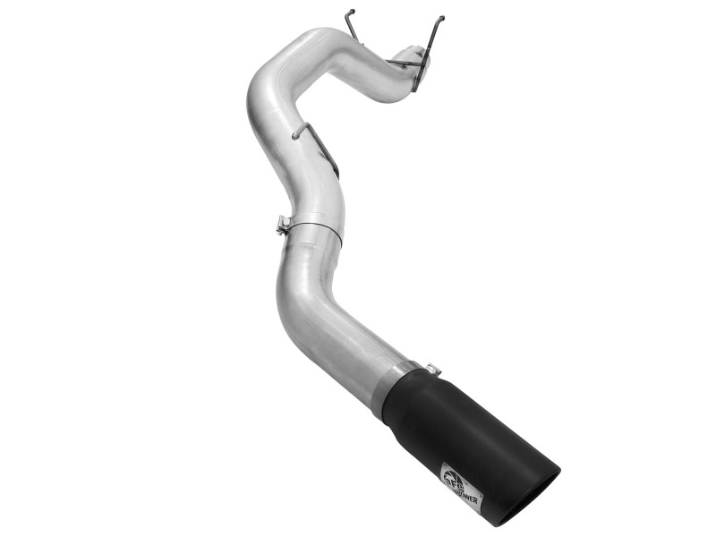 aFe Atlas 5in DPF-Back Aluminized Steel Exh Dodge RAM Diesel 13-14 L6-6.7L Mega Cab w/ Black Tip thumbnail 2