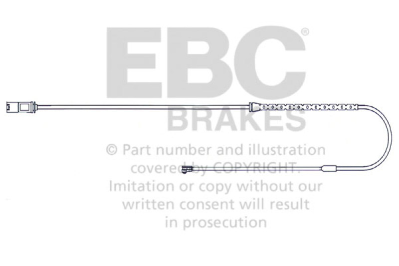 EBC 2010-2014 BMW X5 3.0L Turbo Rear Wear Leads thumbnail 2