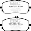 EBC Yellowstuff Brake Pad Sets