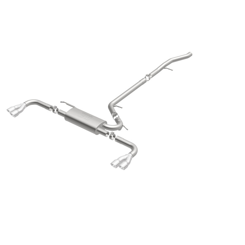 MagnaFlow 15-17 GMC Terrain V6 3.6L 409SS Cat-Back Exhaust Quad Split Rear with 3in Polished Tips thumbnail 4