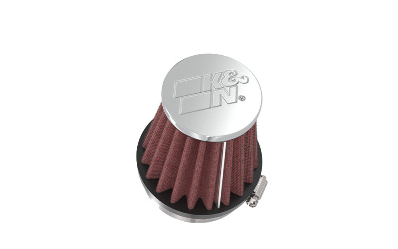 K&N Universal Chrome Filter 2 1/8 inch FLG / 3 inch Bottom / 2 inch Top / 3 inch Height thumbnail 5