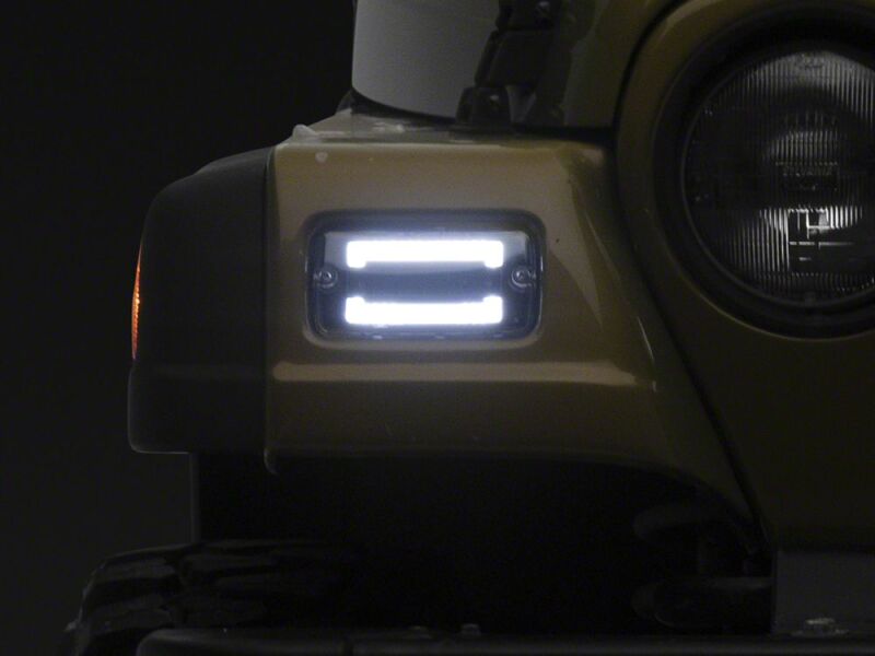 Raxiom 97-06 Jeep Wrangler TJ Axial Series LED Sequential Cornering Lights- Clear thumbnail 2