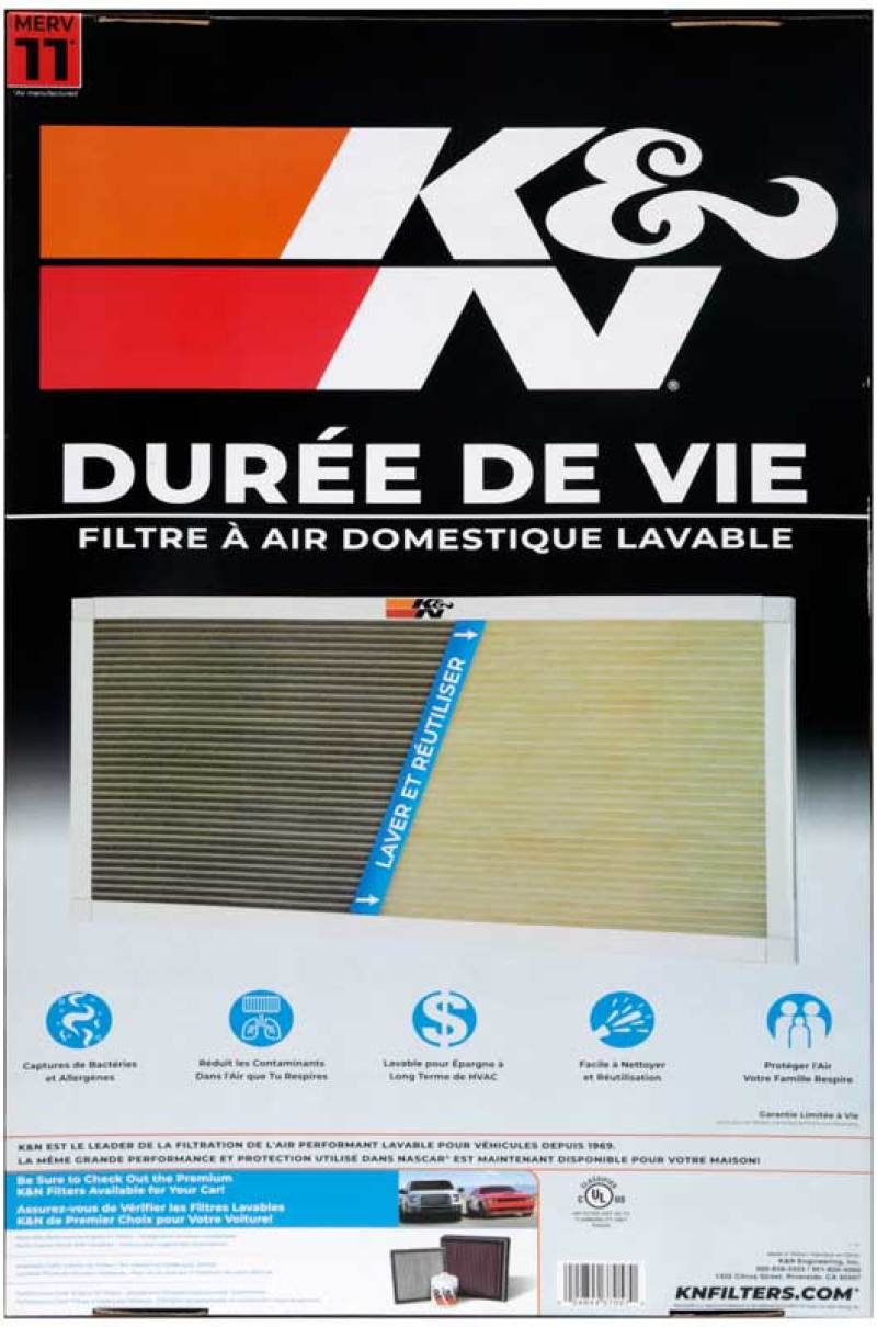K&N HVAC Filter - 18 x 30 x 1 thumbnail 4