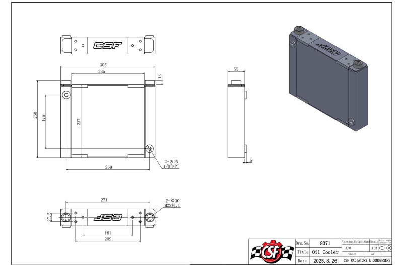 CSF Oil Coolers