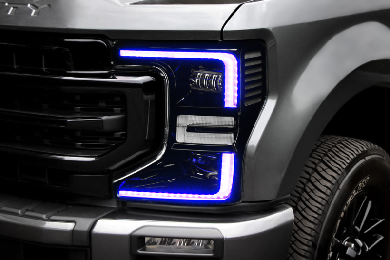 Oracle 2022 Ford F250/350 Super Duty Dynamic ColorSHIFT Headlight DRL Kit w/Switchback thumbnail 2