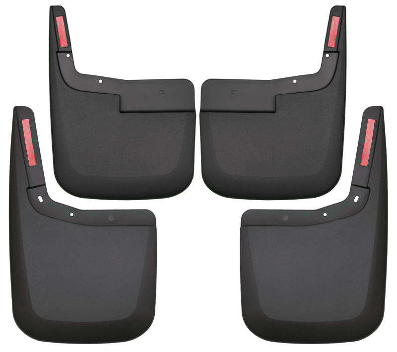 Husky Liners 2015-2017 Ford F-150 w/o Fender Flares Front and Rear Mud Guards - Black thumbnail 3
