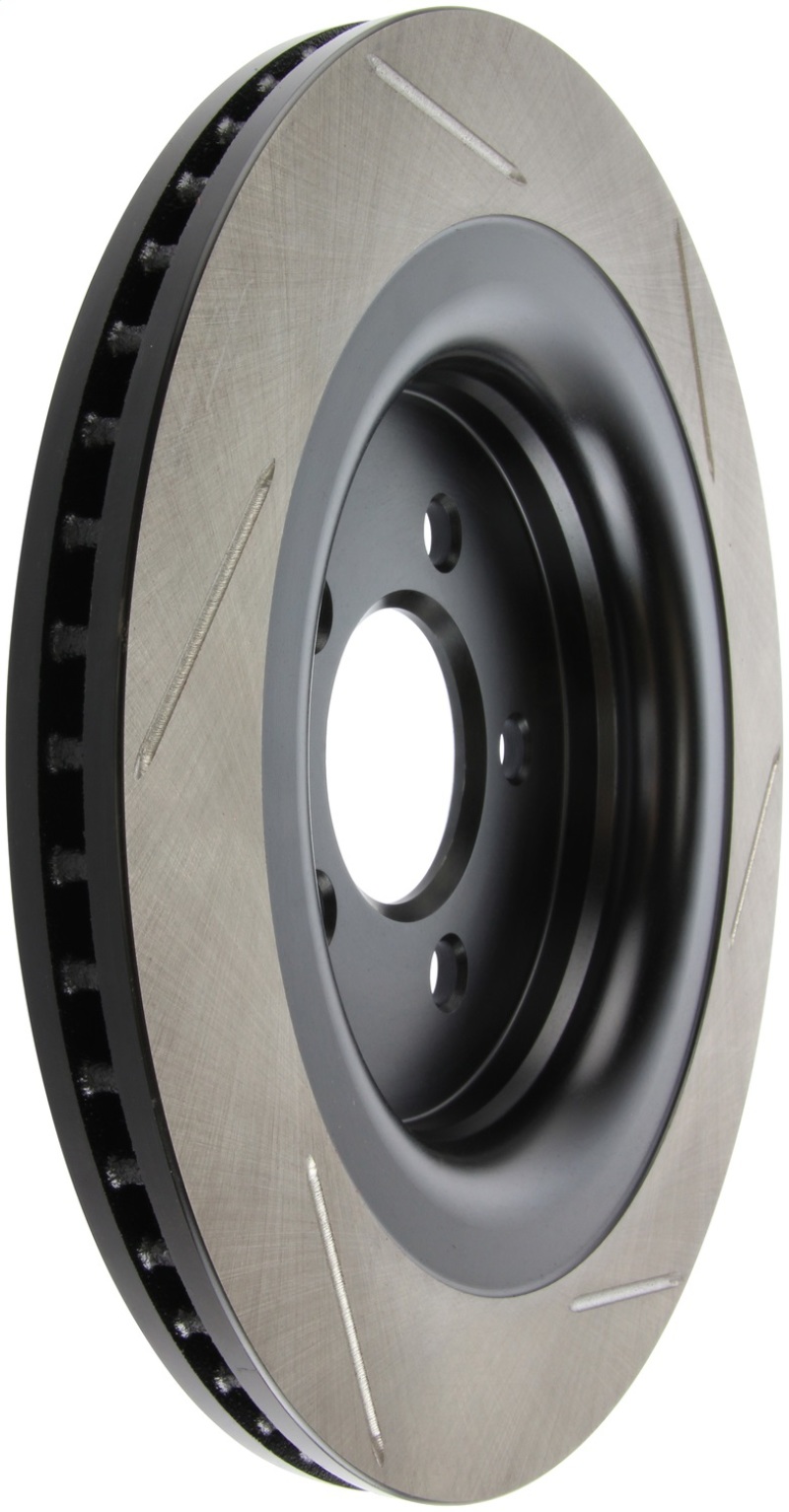 StopTech 2015 Ford Mustang GT w/ Brembo Brakes Right Rear Slotted Brake Rotor thumbnail 4