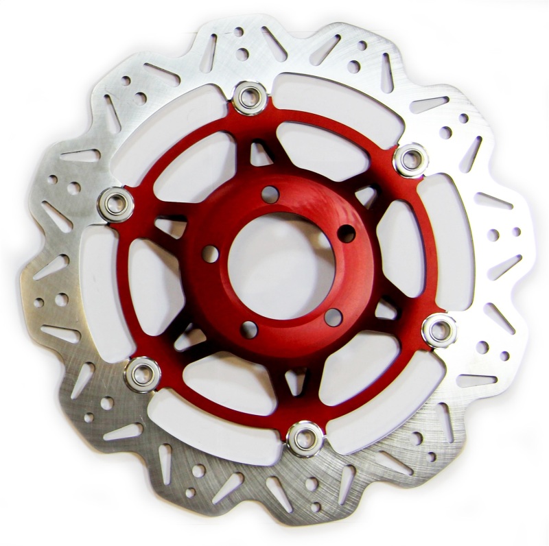 EBC 92-93 Suzuki GSX-R 600 Front Left/Right Vee Floating Red Rotor