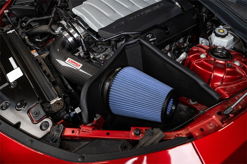 Corsa 16-24 Chevrolet Camaro SS 6.2L V8 Carbon Fiber Open Element Air Intake - Oiled thumbnail 2