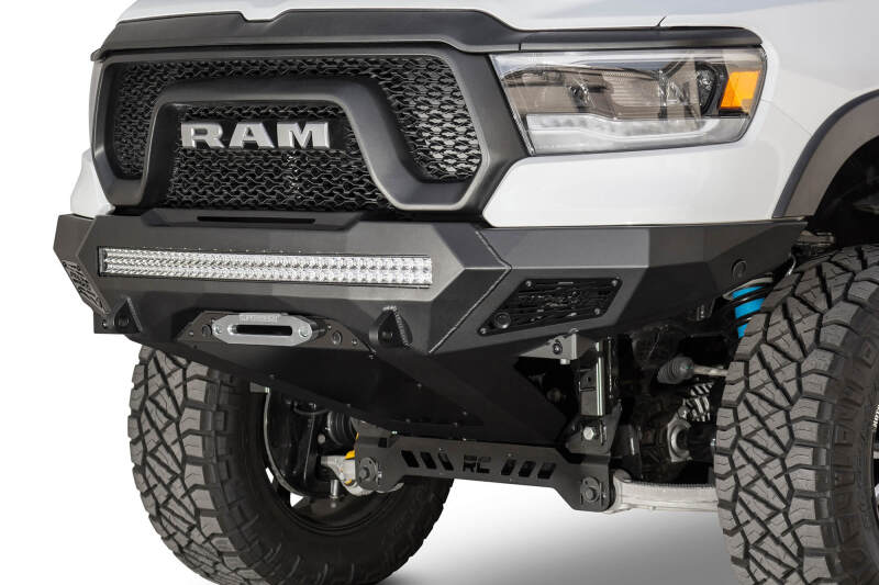 Addictive Desert Designs 2019 Ram Rebel 1500 Stealth Fighter Fr Bumper w/Winch&Parking Sensor Mounts thumbnail 6
