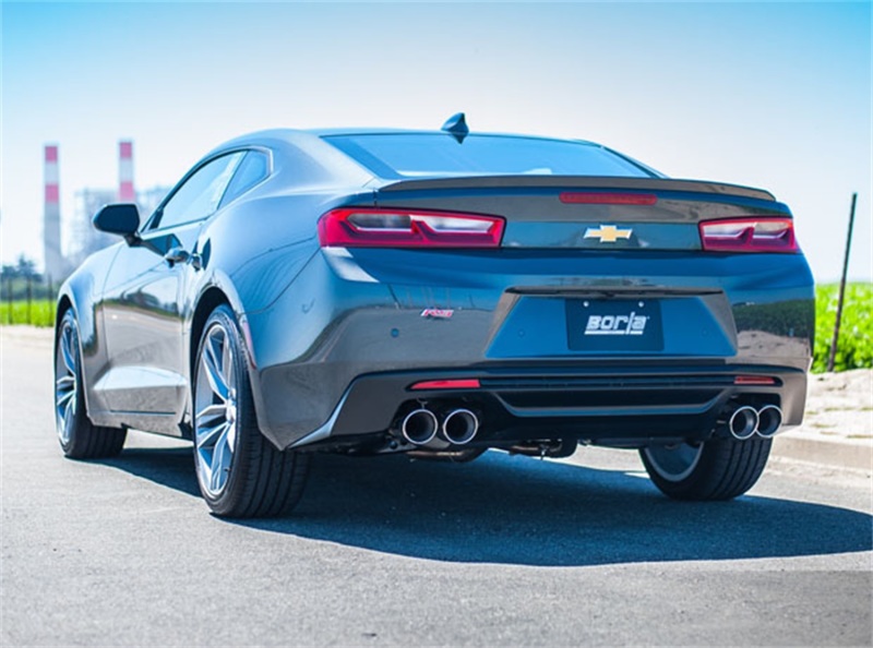 Borla 2016 Chevy Camaro V6 AT/MT ATAK Rear Section Exhaust w/o Dual Mode Valves thumbnail 2