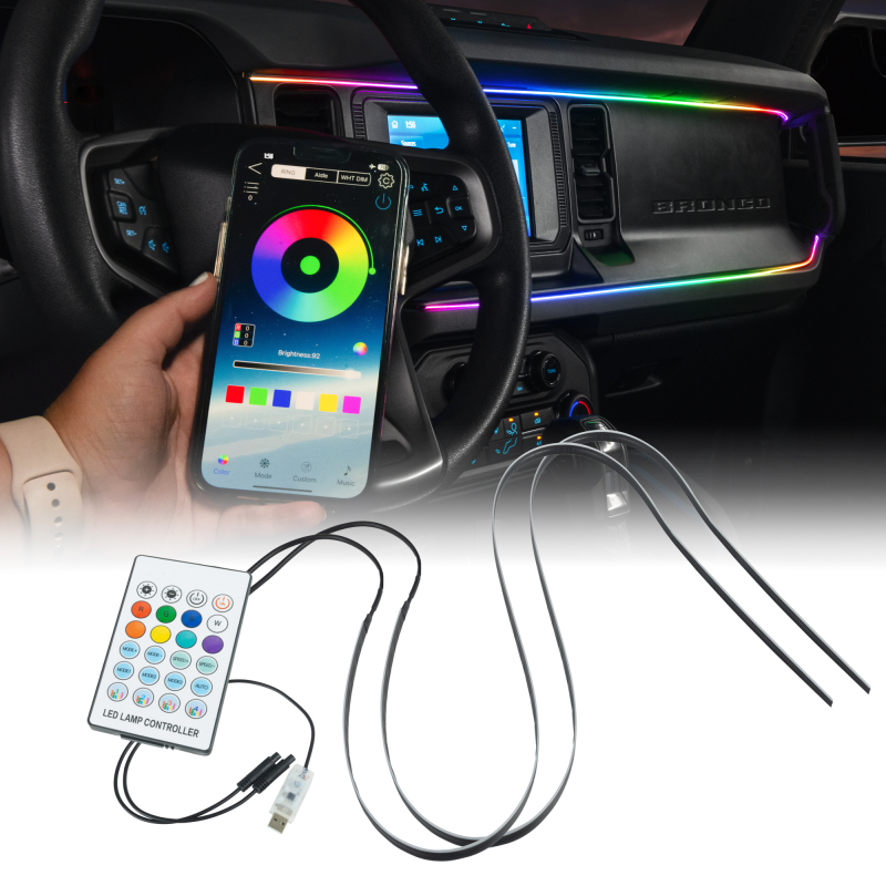 Oracle 21-25 Ford Bronco ColorSHIFT LED Interior Dash Board Kit