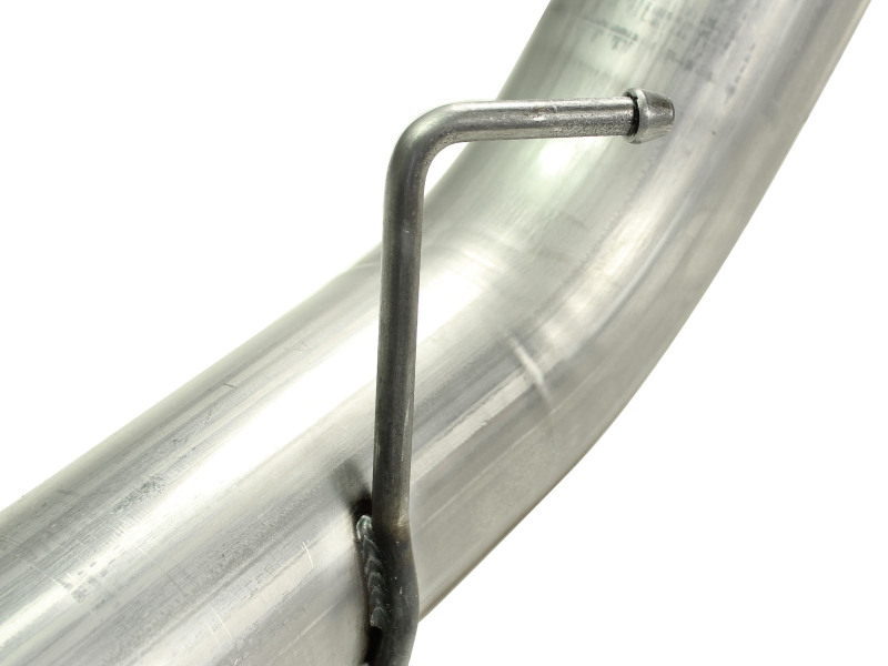 aFe Atlas 5in DPF-Back Aluminized Steel Exh Sys Ford Diesel Trucks 11-14 v8-6.7L td wrinkled blk tip thumbnail 9