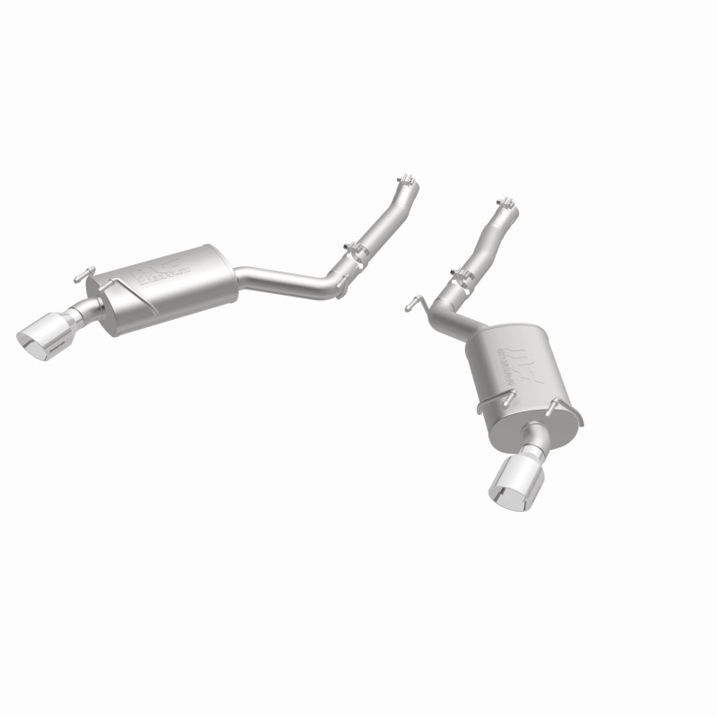 MagnaFlow Axle-Back Stainless Dual Split 4in Polished Tips 10-15 Chevrolet Camaro Convert. 3.6L V6 thumbnail 5