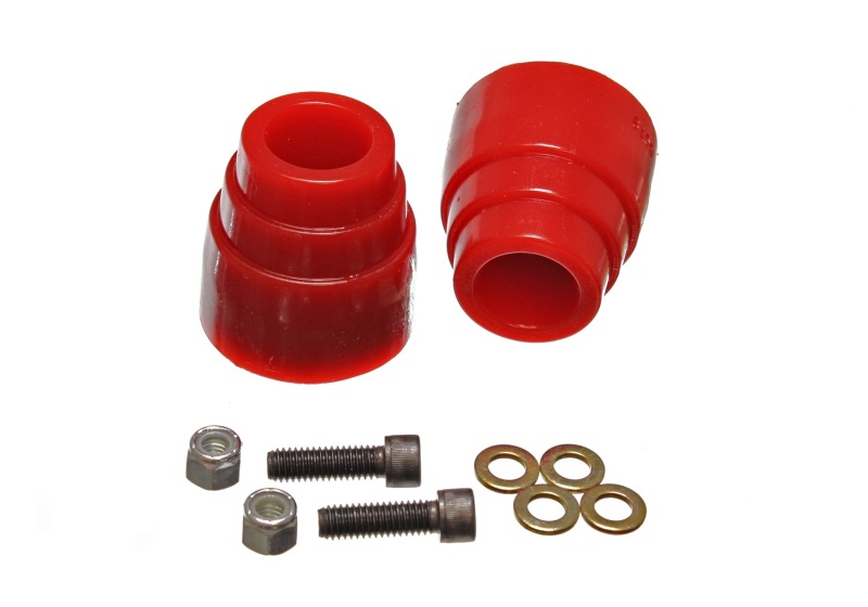 Energy Suspension 00-04 Ford Excursion 4WD Red Front Axle Bump Stop Set thumbnail 4