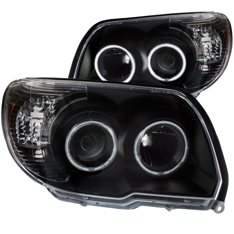 ANZO 2006-2009 Toyota 4Runner Projector Headlights w/ Halo Black thumbnail 5