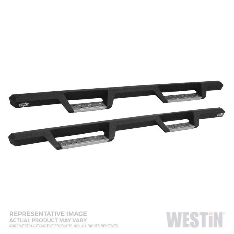 Westin 2020 Jeep Gladiator HDX Stainless Drop Nerf Step Bars - Textured Black thumbnail 7