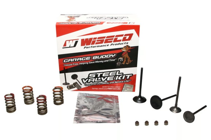 Wiseco Piston Garage Buddy Steel Valve Kits for 2011-2016 KX250F - SVKB4341 Valves, Kits, Intake and Exhaust, Stock Head Size, Kawasaki, Kit thumbnail 3