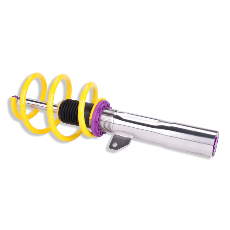 KW Variant 3 Coilover Kits 352200AH Kits, 3, 0.8 - 1.8 in. Lowered Front, 1.2 - 2.6 in. Lowered Rear, Shocks, Yellow Powdercoated Springs, MINI, Kit thumbnail 7