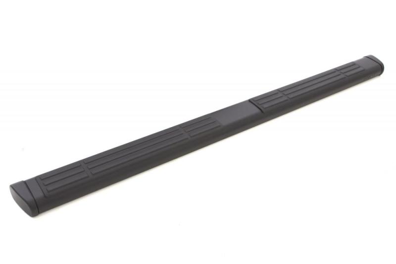 Lund 07-17 Chevy Silverado 1500 Ext. Cab 6in. Oval Straight Black Nerf Bars - Black thumbnail 7