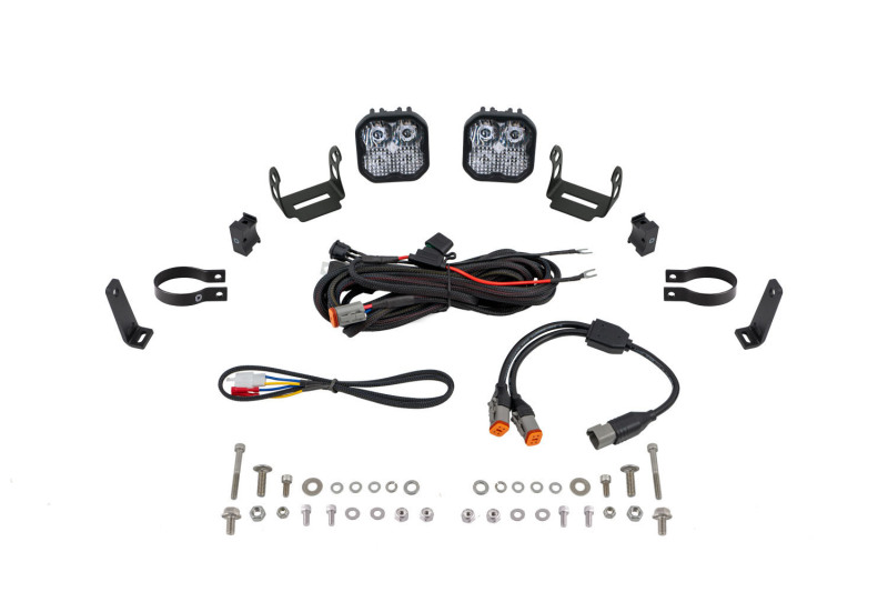 Diode Dynamics SS3 LED Bumper 2 In Roll Bar Kit Sport - White Combo (Pair) thumbnail 2
