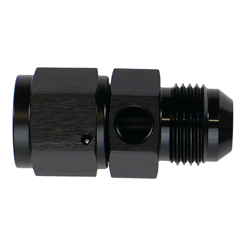 10AN Male Flare to Female Flare Swivel with 1/8th npt