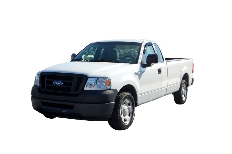 AVS 04-08 Ford F-150 Standard Cab (Excl. 04 Heritage) Ventvisor Window Deflectors 2pc - Smoke thumbnail 4