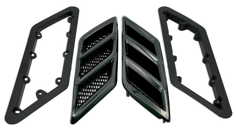 Roush 2015-2023 Roush Mustang Fender Vent Heat Extractors - Gloss Black thumbnail 6