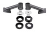 BMR 15-17 S550 Mustang Cradle Bushing Lockout Kit - Black Hammertone thumbnail 3