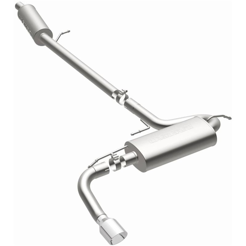 MagnaFlow 10-13 GMC Terrain L4 2.4L Single Straight D/S Rear Exit Stainless Cat Back Perf Exhaust thumbnail 4