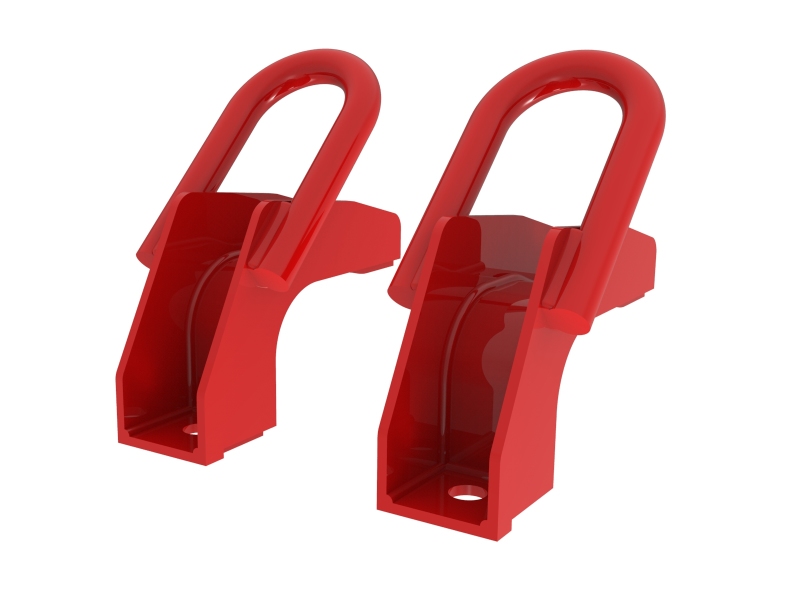 aFe Front Tow Hook Red 2022 Toyota Tundra 3.5L V6 thumbnail 4
