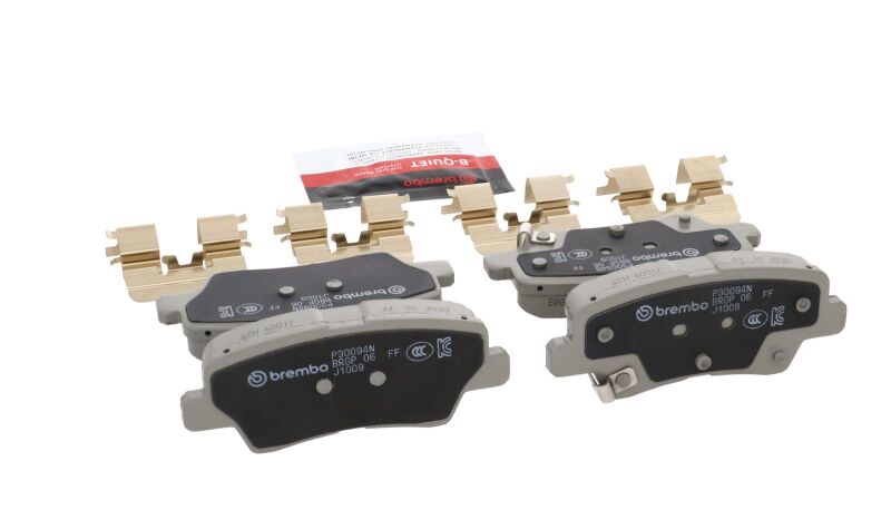 Brembo OE 2017 Hyundai Elantra/18-22 Ioniq/18-19 Sonata/16-17 Veloster Ceramic Brake Pad - Rear thumbnail 7