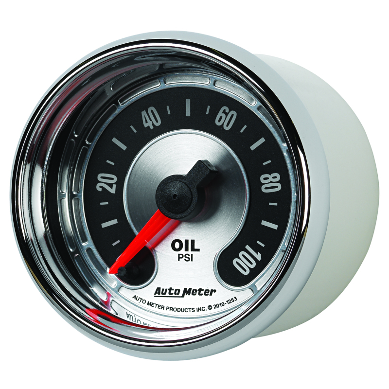 Autometer American Muscle 52mm Full Sweep Electric 0-100 PSI Oil Pressure Gauge thumbnail 9