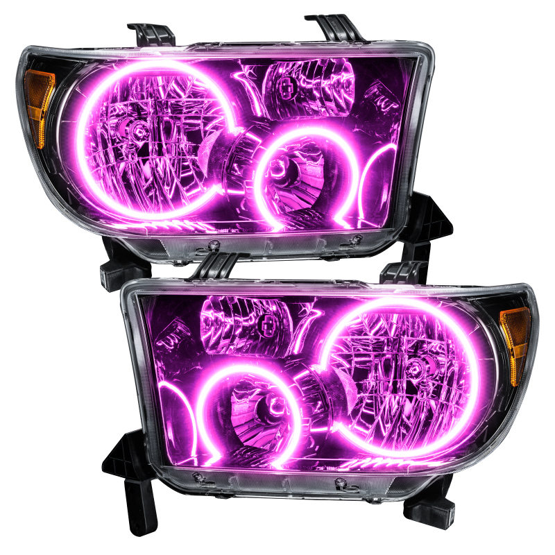 Oracle 07-11 Toyota Tundra Pre-Assembled Headlights - Black Housing - w/ BC1 Controller thumbnail 6
