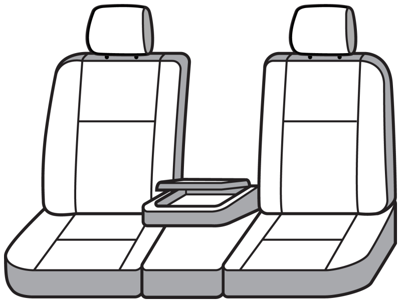 Covercraft 14 Chevrolet GMC 1500 Carhartt Super Dux SeatSaver Front Row Custom Seat Cover - Gravel