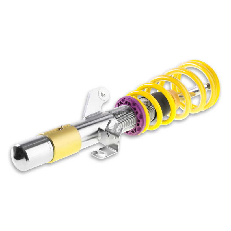 KW Variant 2 Coilover Kits 1522000G Kits, 2, 0.4 - 1.4 in. Lowered Front, 0.2 - 1.4 in. Lowered Rear, Natural/Yellow Shocks, Yellow Springs, BMW, Kit thumbnail 9