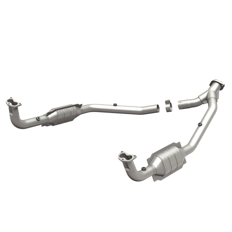 MagnaFlow DF Cat. Conv 97 Land Rover Defender 90 4.0L Y-Pipe Assy / 96-99 Discovery 4.0L Y-Pipe Assy thumbnail 4