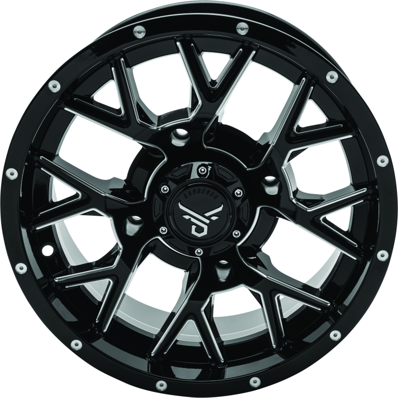 Quadboss Wheels 608580 QuadBoss Barbwire 15X7 - 4+3 - 4/156 - Milled thumbnail 2